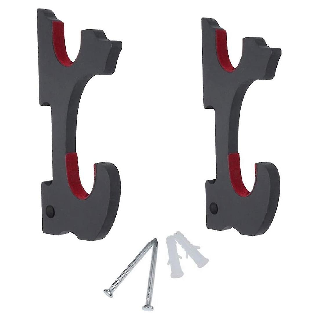 2 /セット刀壁掛け剣ハンガーディスプレイホルダー刀脇差源氏2層ベルベットパッド入り