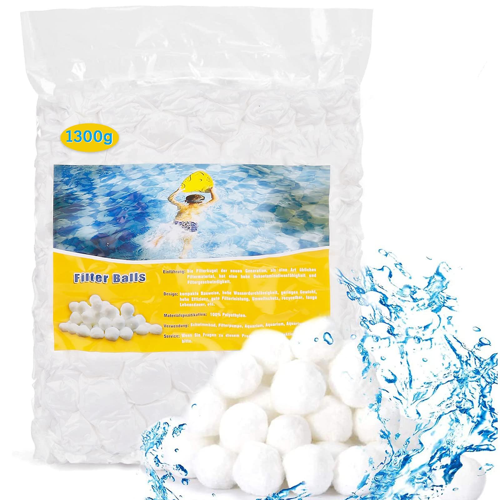 2023 - 500g Filter Balls,Pool Filter Balls,Reusable,Fiber Filter Media Can Replace 25kg Quartz Sand Swimmin