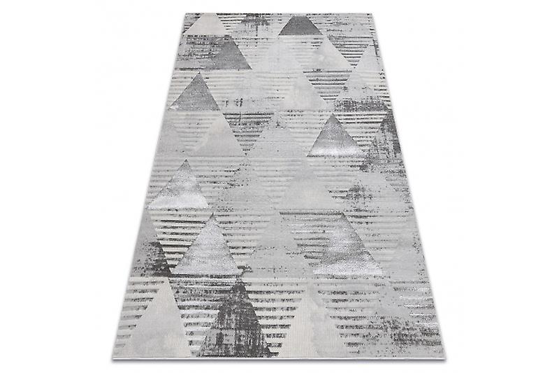 Carpet LIRA E1627 Triangles geometric, structural, modern, glamour - grey