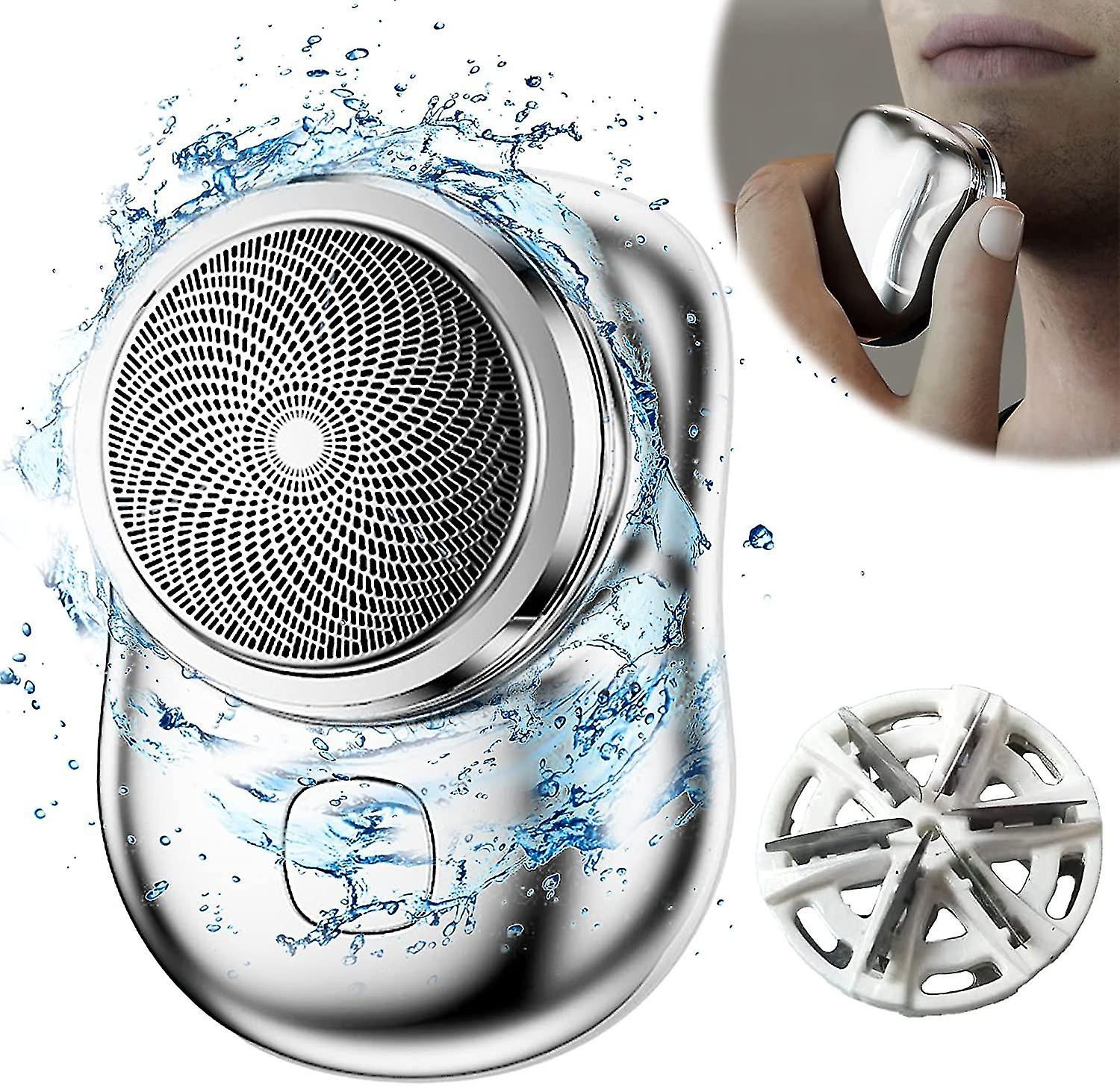 ماكينة حلاقة كهربائية محمولة صغيرة ، ماكينة حلاقة كهربائية صغيرة للرجال ، ماكينة حلاقة جيب محمولة ، ماكينة حلاقة كهربائية عملية قابلة لإعادة الشحن USB ، مناسبة ل Ho