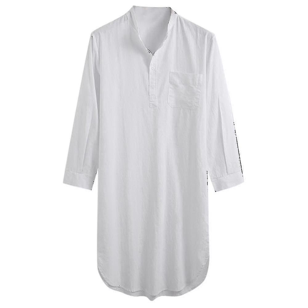 Sleepshirt Βαμβάκι Nightshirt Για Άνδρες Α