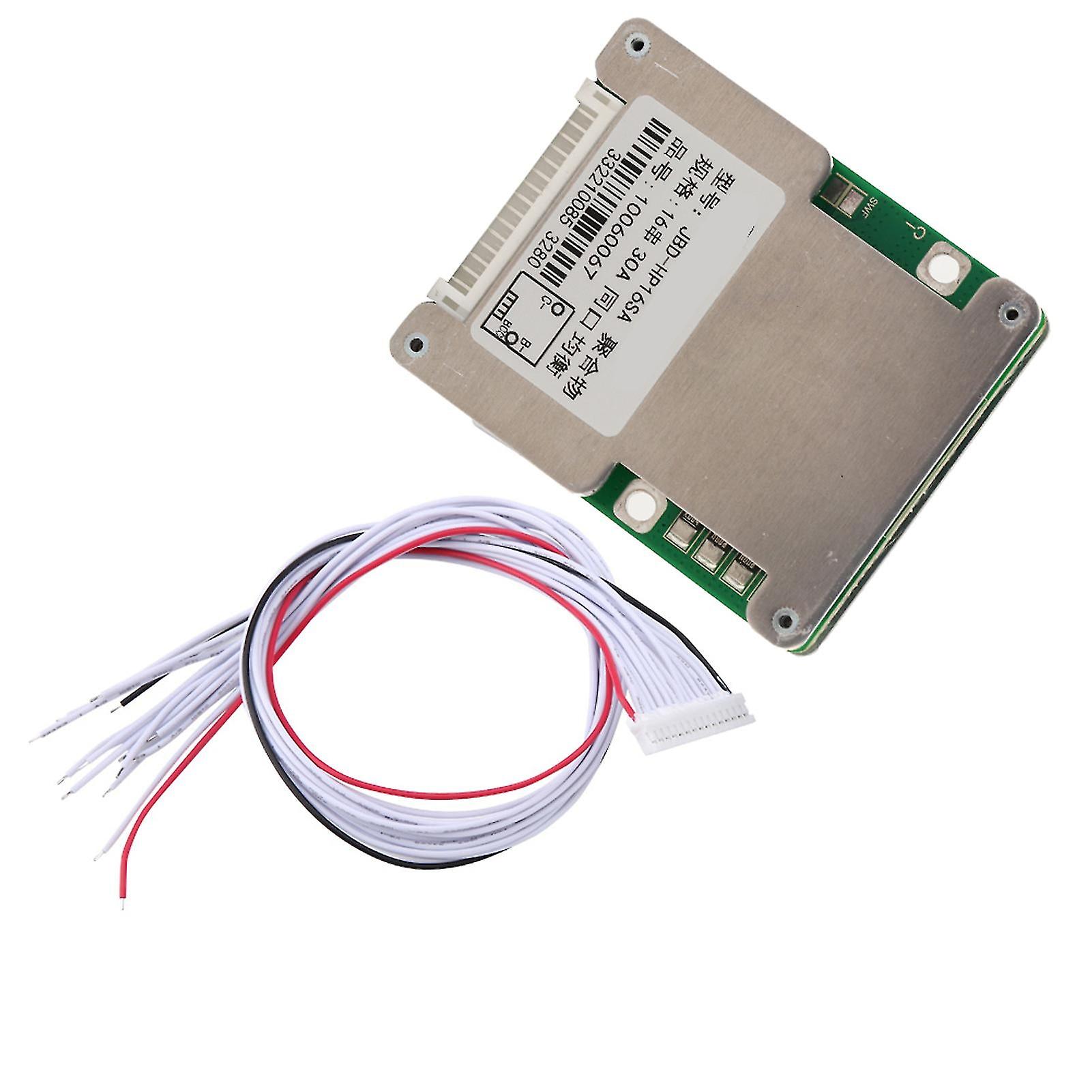 16S 48v/60v Lithium Battery Balance Protection Board With Aluminum Heatsink (3.6/3.7v 30a)