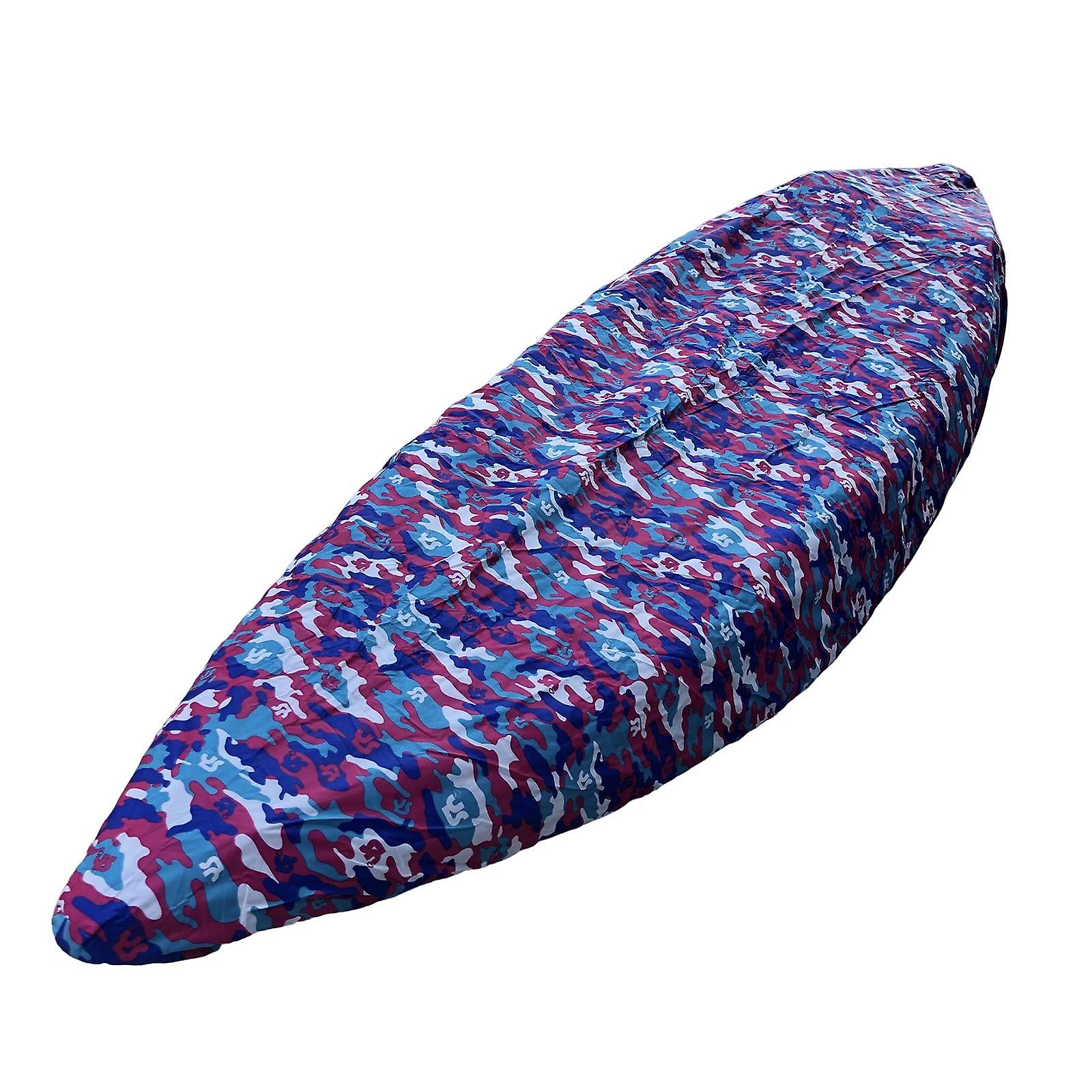 כיסוי קיאק אוניברסלי עמיד אבק נייד לסירת דיג בחצר פנימית כחול 5.1 מ' עד 5.5 מ'