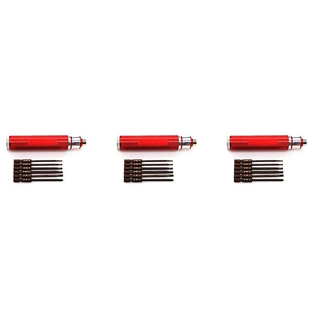 3Set 6 In 1 Hexagon Screwdriver H1.5 2.0 2.5 3.0mm Hex Slotted Phillips Screwdriver Tool Kit For Rc Model Car ,2