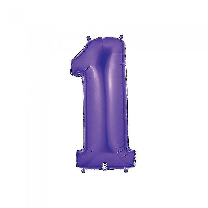 Betallic Megaloon 1 Glitz Number Balloon