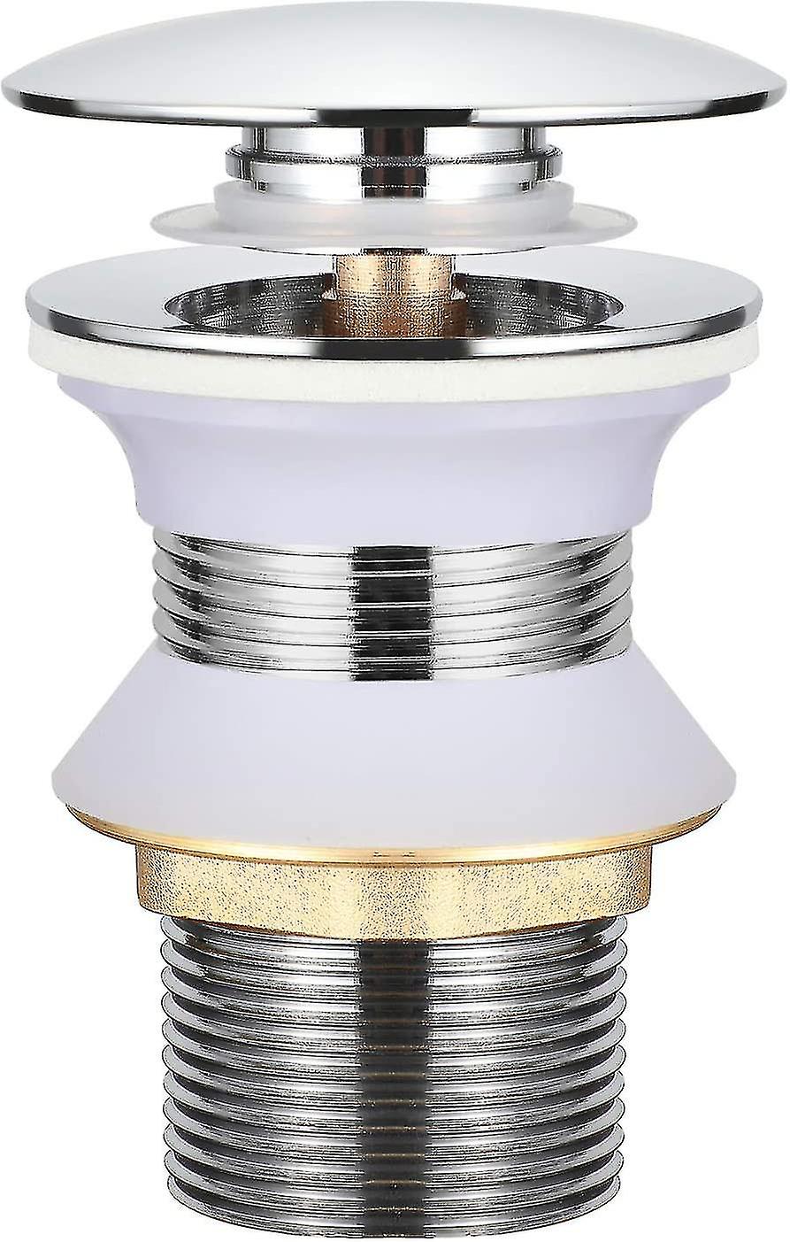 Pop Up Basin Drain Automatic Drain Brass Drain System Ejectable Drain Plug Universal Drain Plug
