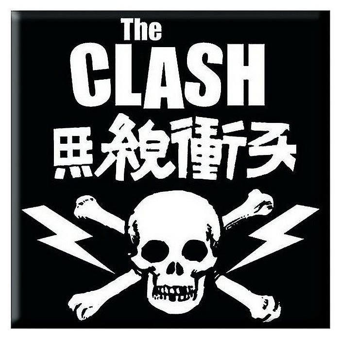 The Clash Skull And Crossbones Fridge Magnet