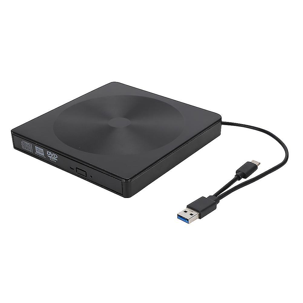 USB 3.0 External DVD Drive Optical Recorder Compatible with Windows Mac OS, Portable CD DVD Player for Laptop Desktop PC, Plug and Play