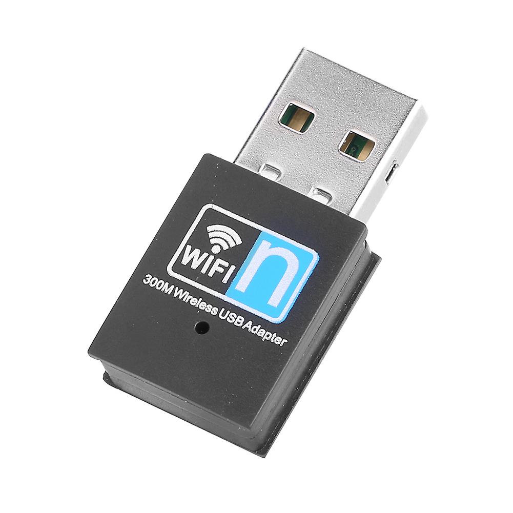 300M Mini USB 2.0 WiFi Adapter Dongle Wireless Network Card Receiver for Desktop Laptop