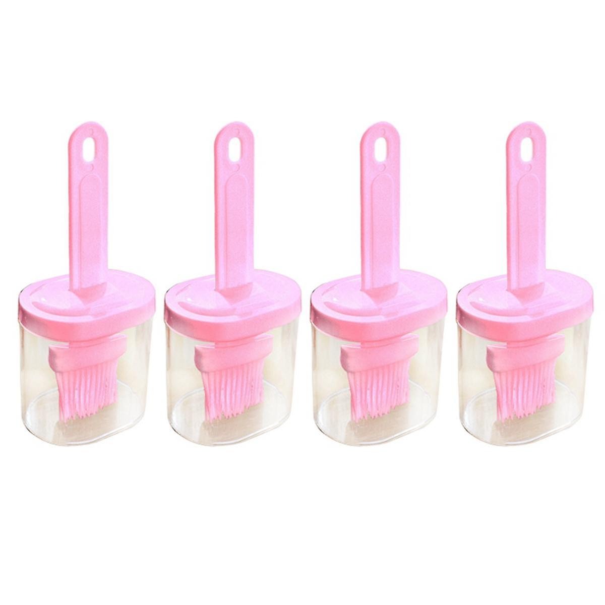 Oil Bottle Brush Set, Contains Oil Bottle and Brush, High Temperature Resistant Barbecue Brush, for