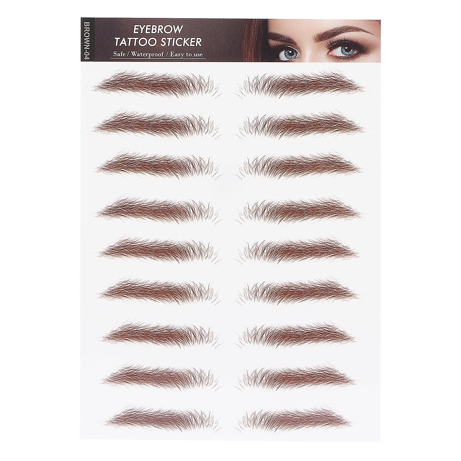 Eyebrow stickers waterproof, long-lasting