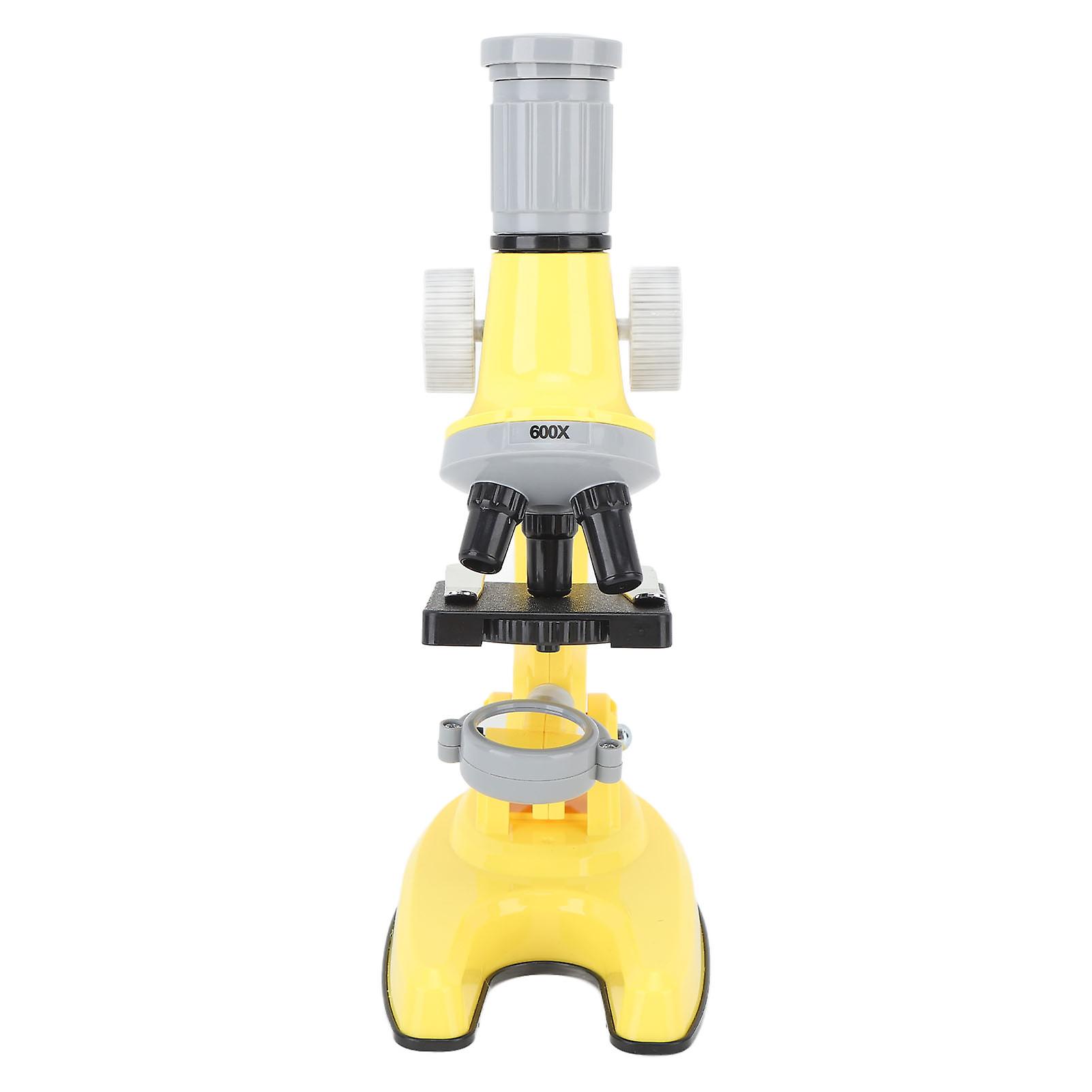 100X 600X 1200X Microscope for Kids Beginner Microscope Toy Kids Microscope Kit with Led Light Great Science Project Set 