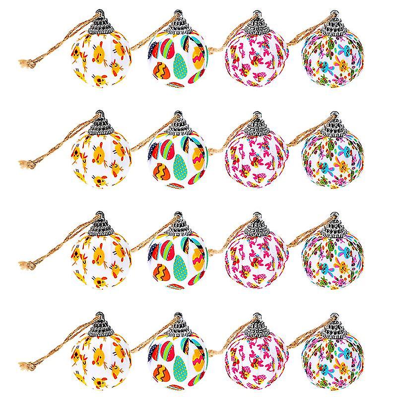 16pcs Easter Hanging Balls