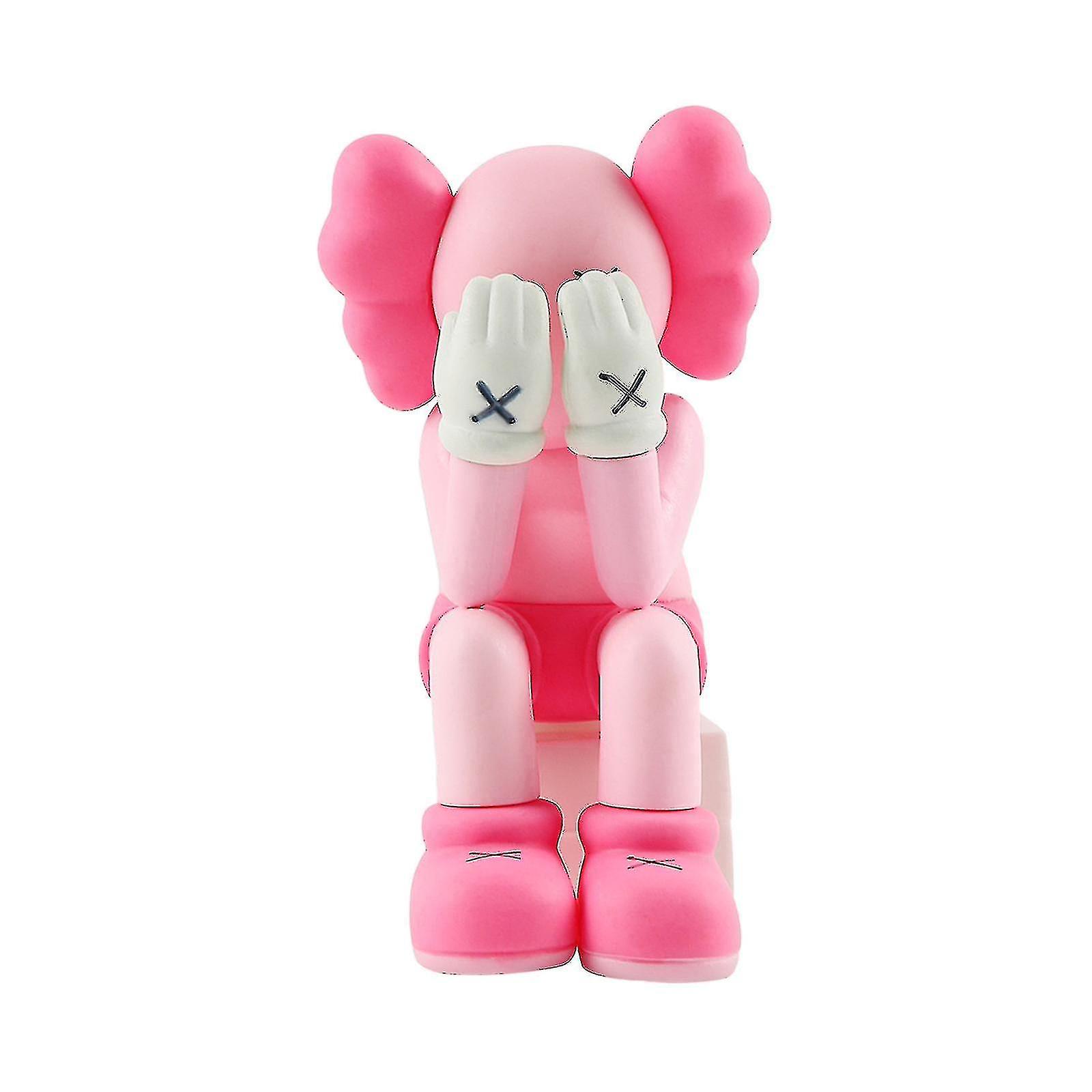 Zakrywanie twarzy Kaws Model osobowości Zabawka Prezent Kreatywny trwały Figura akcji