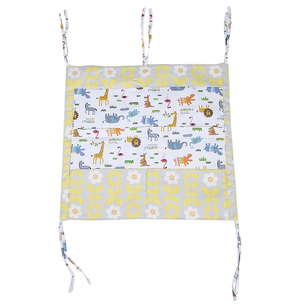 Multi-Layer Multi-Functional Cotton Child Bed Storage Bag Baby Bed Hanging Storage Bag