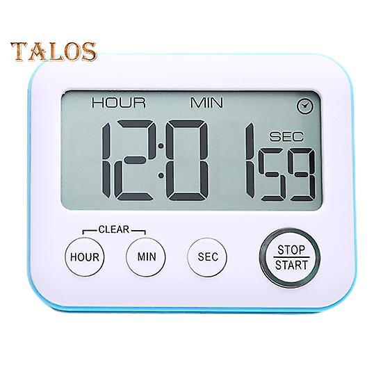 Digital Timer with Loud Alarm Large Screen Mute ON/Off Switch Kitchen Timer with Hanging Hole Bracket Time Reminder Tool for Home