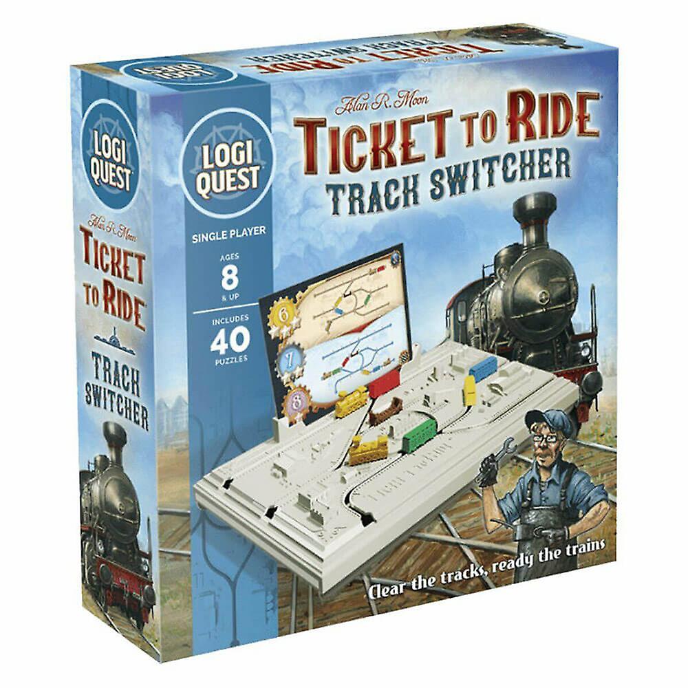 Logiquest Ticket To Ride Spatial Reaoning Game One Or More Player Ages 8 and Up