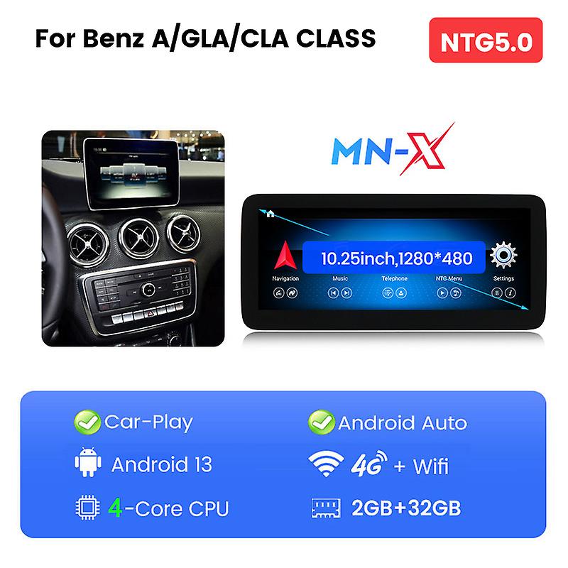 Car Intelligent System For Mercedes Benz A CLA GLA Class W176 C117 X117 X156 2013-2018 Carplay Auto WIFI Car Radio Multimedia