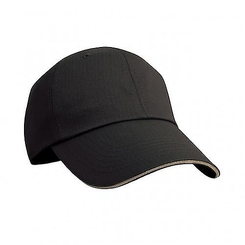 Result Headwear Herringbone Sandwich Peak Baseball Cap