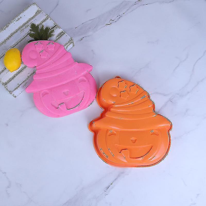 Silicone Cake Mold Ghost Doll Baking Pan Pumpkin Face Mold A