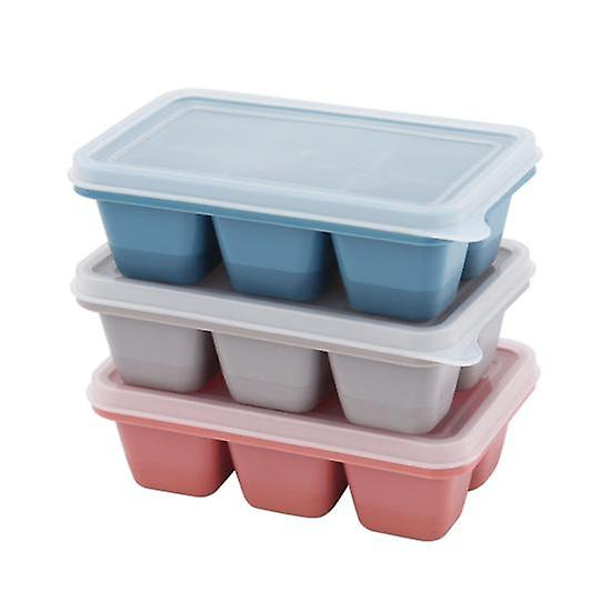 Convenient Ice Portable Easy Cube Mold Stackable to Demold