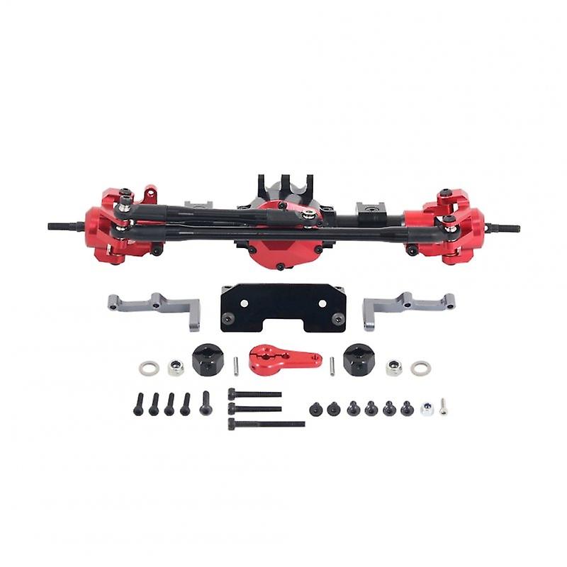 RC Car CNC Metal Front / Rear Axle with Protector for 1:10 RC Crawler Car Axial SCX10 II 90046 90047