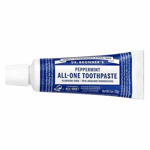 Dr. Bronner's Toothpaste Peppermint Travel Size 28 g