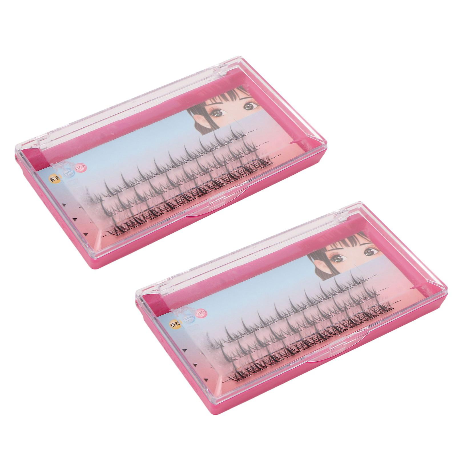 11‑13mm Mixed Individual EyeLashes Soft Blossom DIY Curling Cluster Eyelash Extensions for Party 