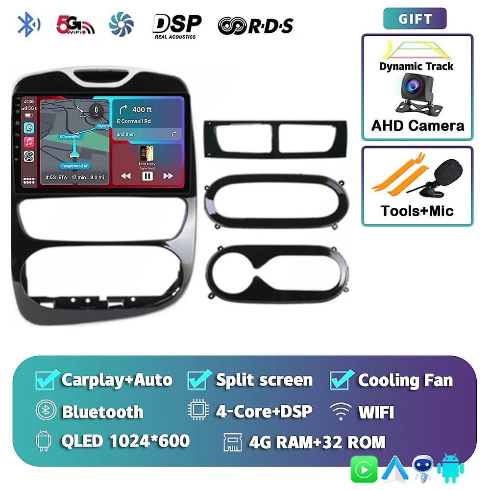 Android 13 Carplay Auto Autoradio Per Renault Clio 3 4 2012 2013 2014 2015 2016 2017 2018 Multimedia Gps Player Stereo Wifi Dsp