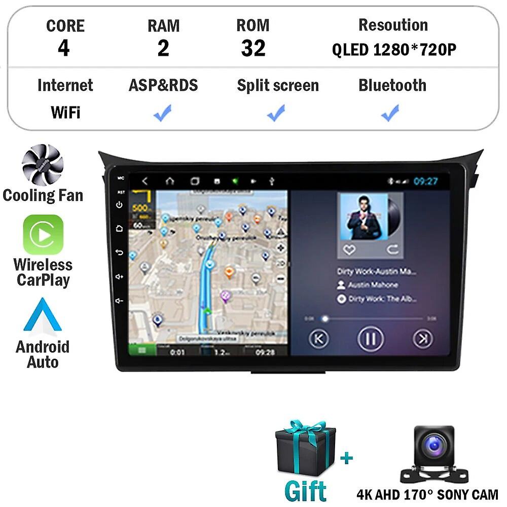 Android 13 For Hyundai I30 Elantra Gt 2012 2013 2014 2015 2016 2017 Car Radio Multimedia Video Player Navigation Stereo Gps Auto