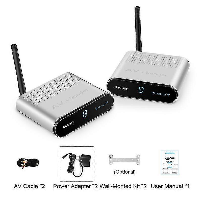 1set Wireless Video Tv Sender Av220 2.4g Wifi Wireless Transmitter Receiver Kit