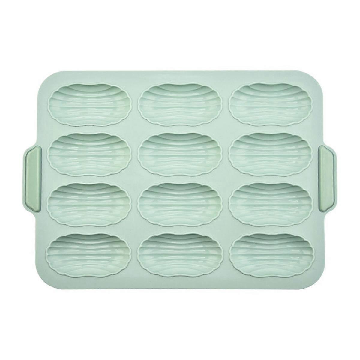 Silicone Mold Baking Mold Bread Baking Tray Nonstick Cake Mold Pans Bread Baking Tool,12-Grid Pie Mold