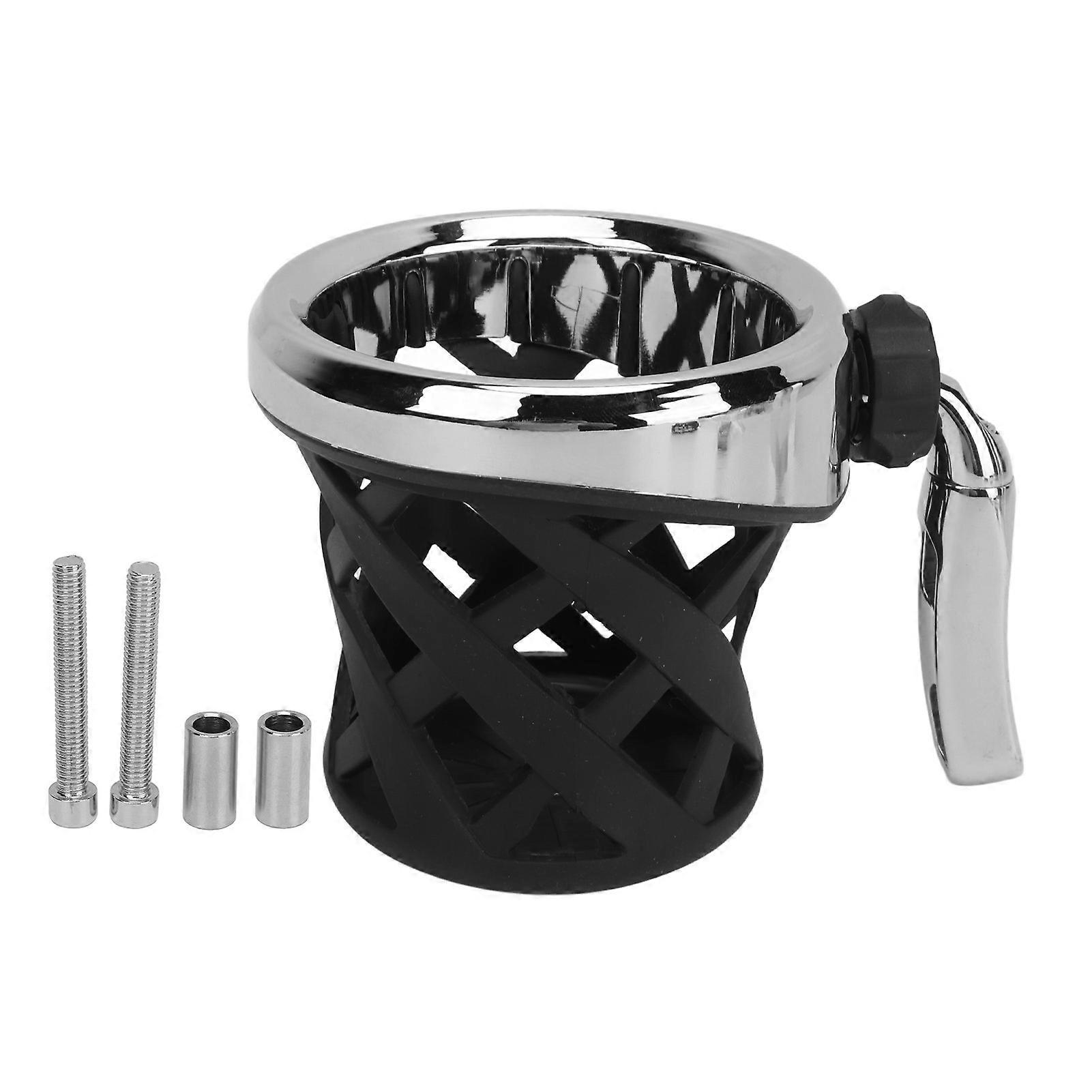 饮料杯架轻巧多功能坚固耐用高硬度摩托车杯架适用于金翼 DCT 银色