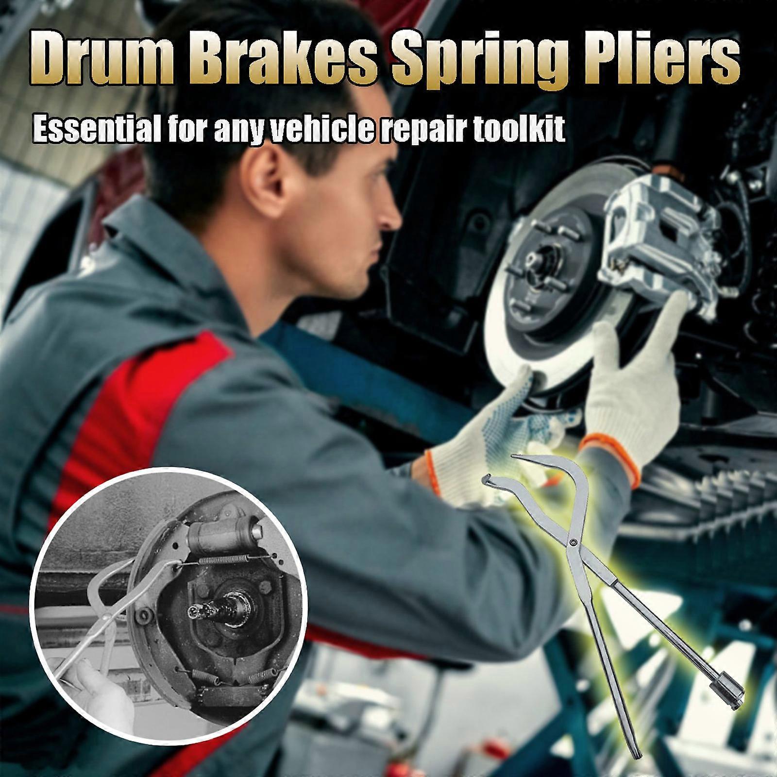 Drum Brake Return Spring Dual End Pliers Removal and Installation Tool