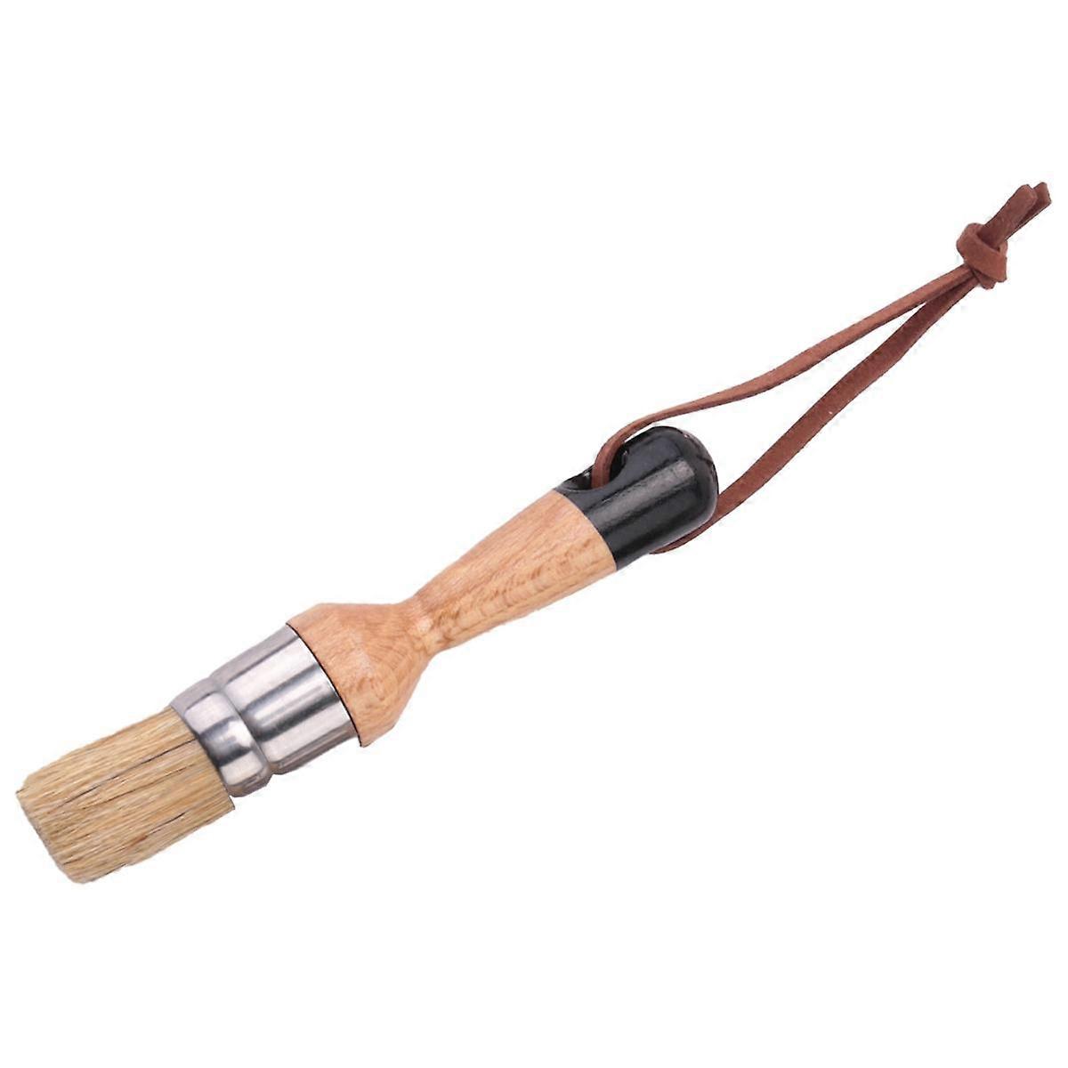 3Pack kredowych i woskowych pędzli do malowania, pędzli do szablonów z włosia do mebli drewnianych, dekoracji ściennych