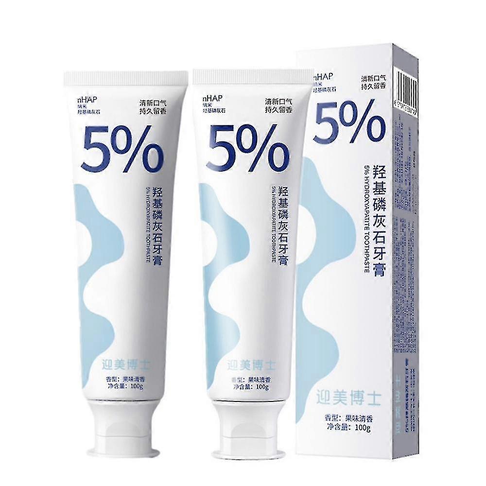 2x Hydroxyapatite Toothpaste Probiotic Toothpaste 100g