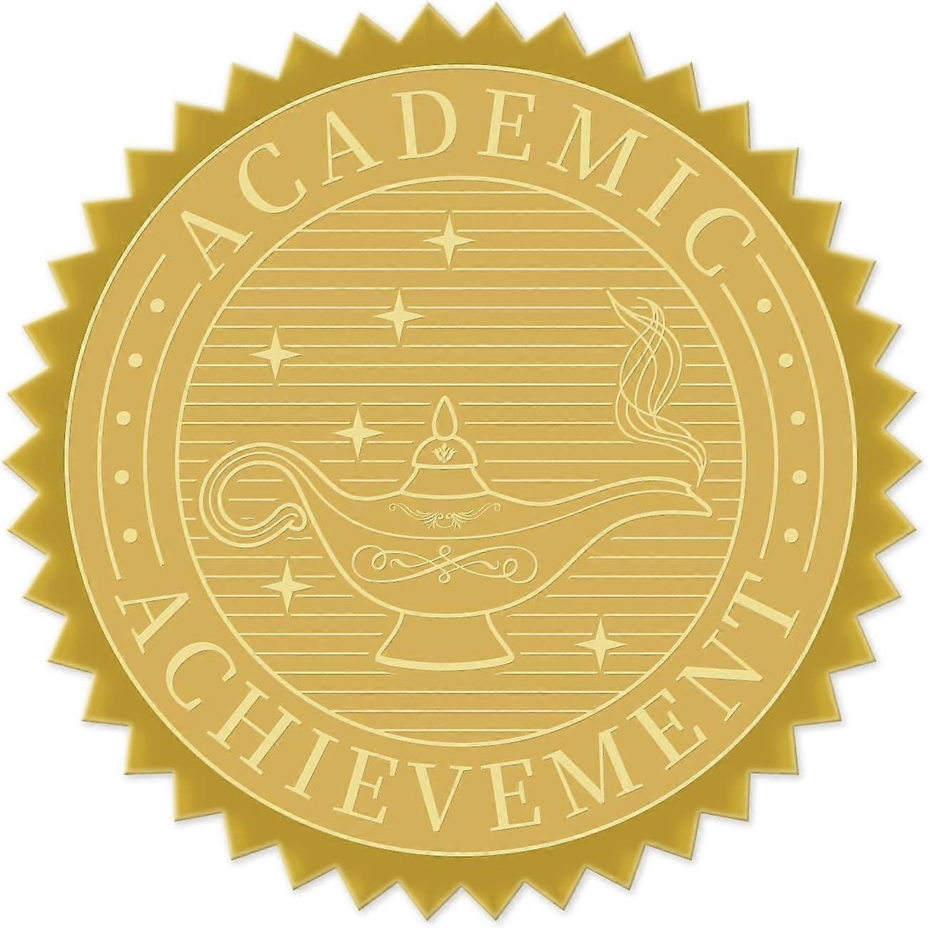 25 SHEET Seals Magic Lamp Self Adhesive Embossed Stickers 100pcs