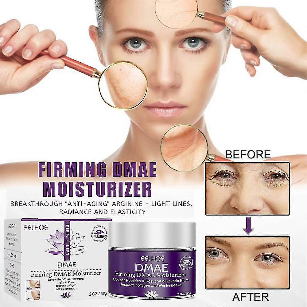 1/2Pcs Firming DMAE Moisturiser Facial Firming Cream Fade Wrinkle Anti-Aging