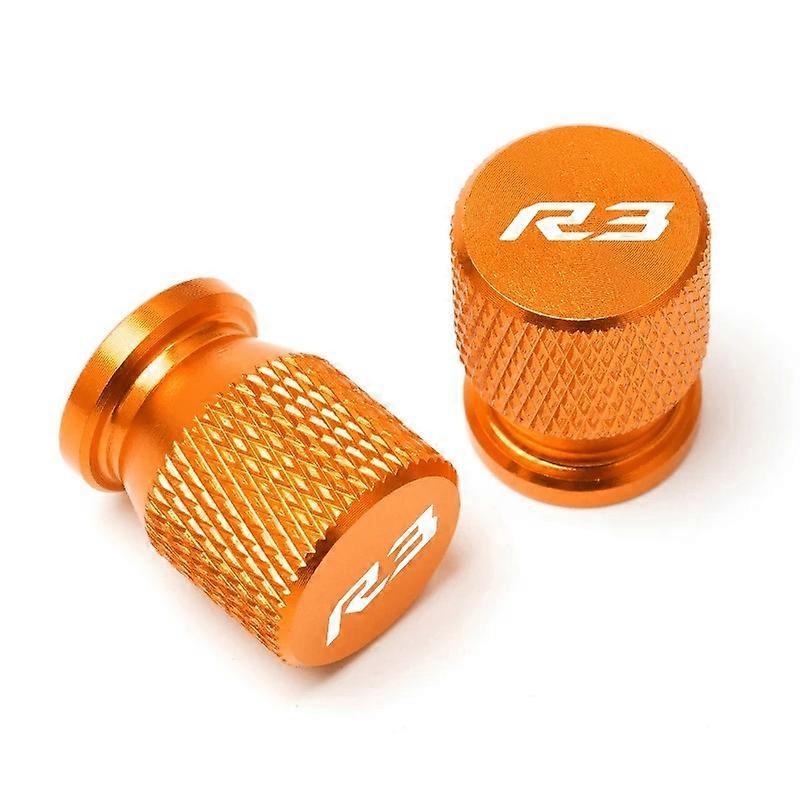 2Pcs For Yamaha YZFR3 YZF R3 YZF-R3 2016 2017 2018-2023 Motorcycle Accessorie Wheel Tire Valve Stem Caps CNC Airtight Covers