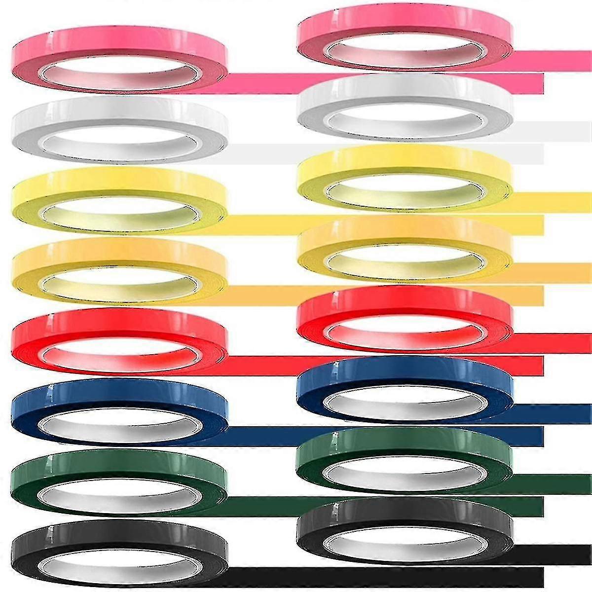 16 Rolls Of Tape For Instruments Identification, 216 Ft/l X 0.4 In/w Colors Autoclave Tape - Autoclavable 270f(8 Color)