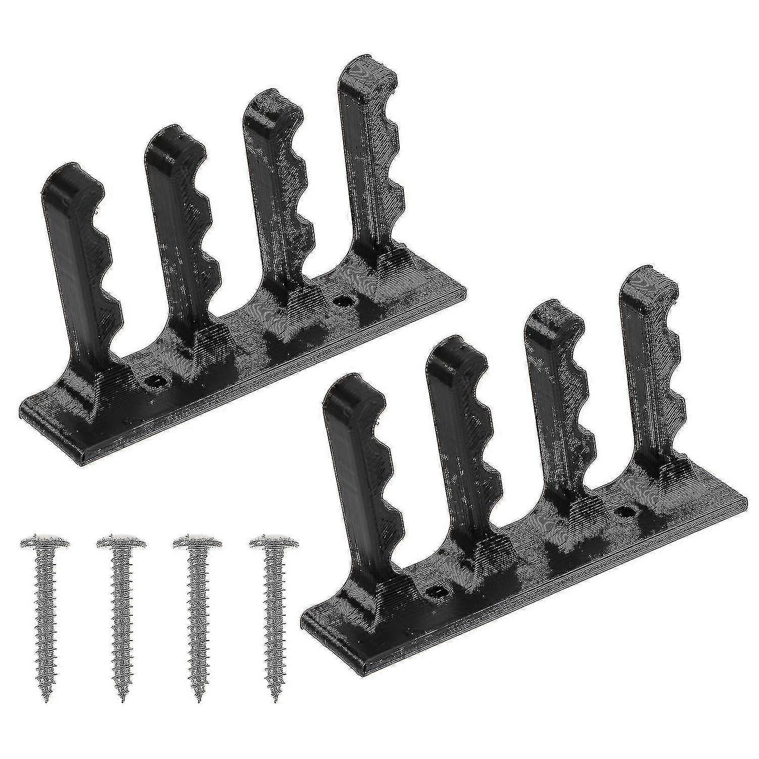 2024 2pcs Bow And Arrow Wall Mounted Storage Brackets Holder Rack With Screws