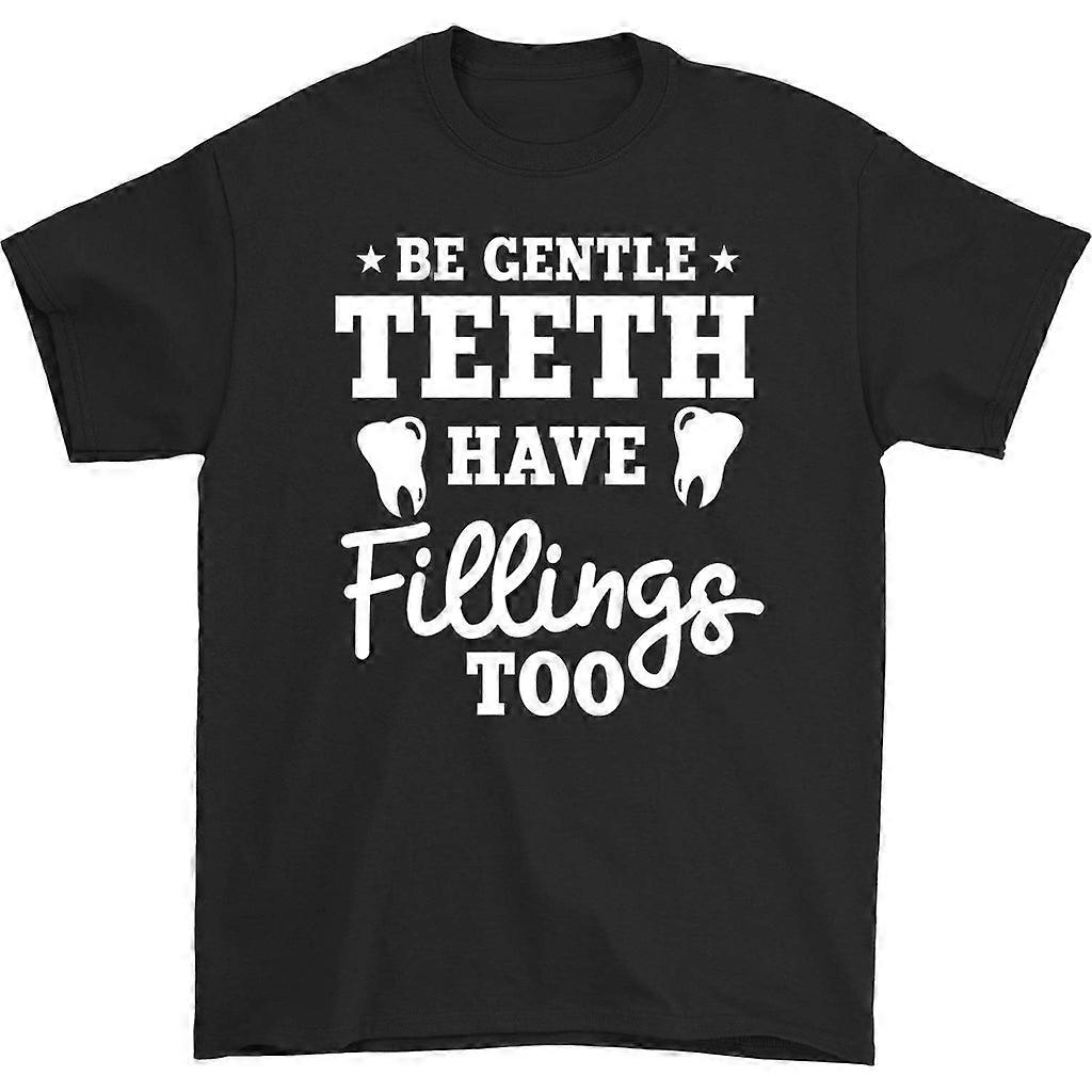 Fii blând dinții au plombe și tricou