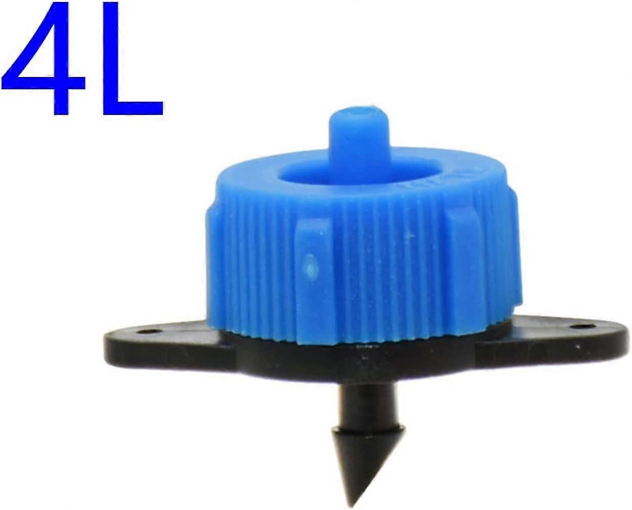 spray water connection 4l borrowed drip head 2-way 4-way constant flow dripper dripper irrigation automatic pressure compensation (blue)(10pcs)