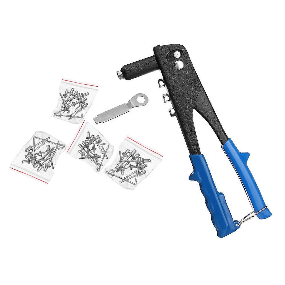 Portable Pulling Rivet G-un Blind Rivet Hand Tool With 40pcs Rivet For Metal Woodworking