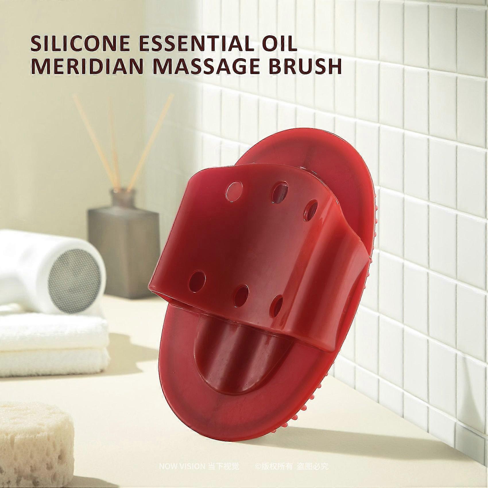 2pcs Soft Cellulite Body Massager Brush Glove Anti Cellulite Slimming Relaxing Scrub Massager Bath