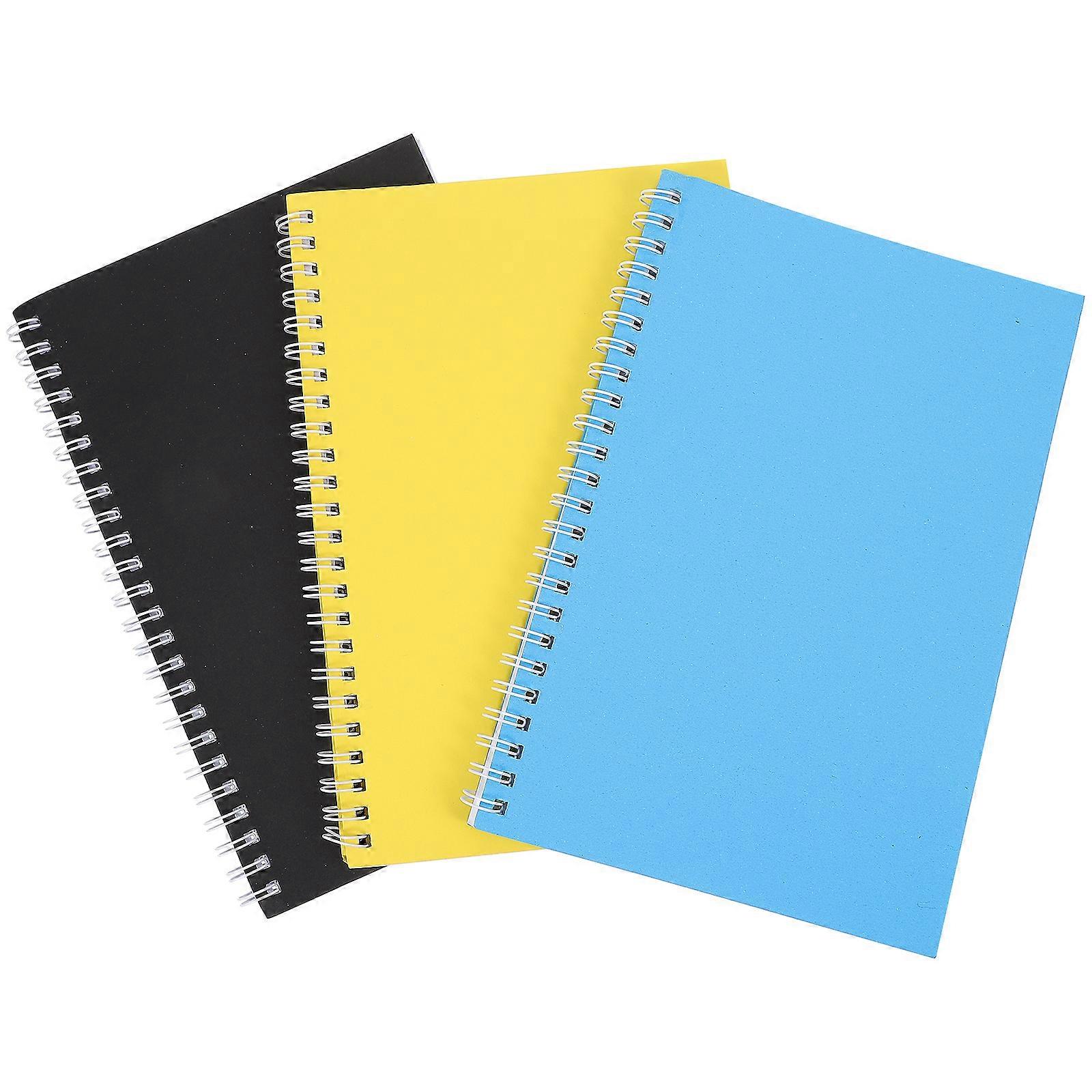 3Pcs Coil Notepad Multi-function Notebook Spiral Note Book Spiral Notebook Simple Cover Notebook