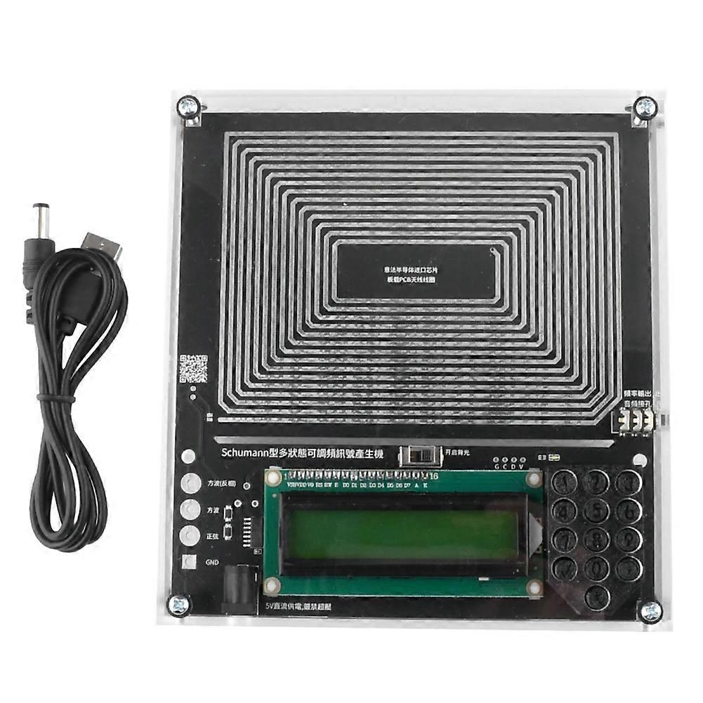 7.83HZ Generatore d'onda regolabile 0.1HZ-30KHZ Pure Sine Frequency Modulation Signal Generator Audio Resonator A
