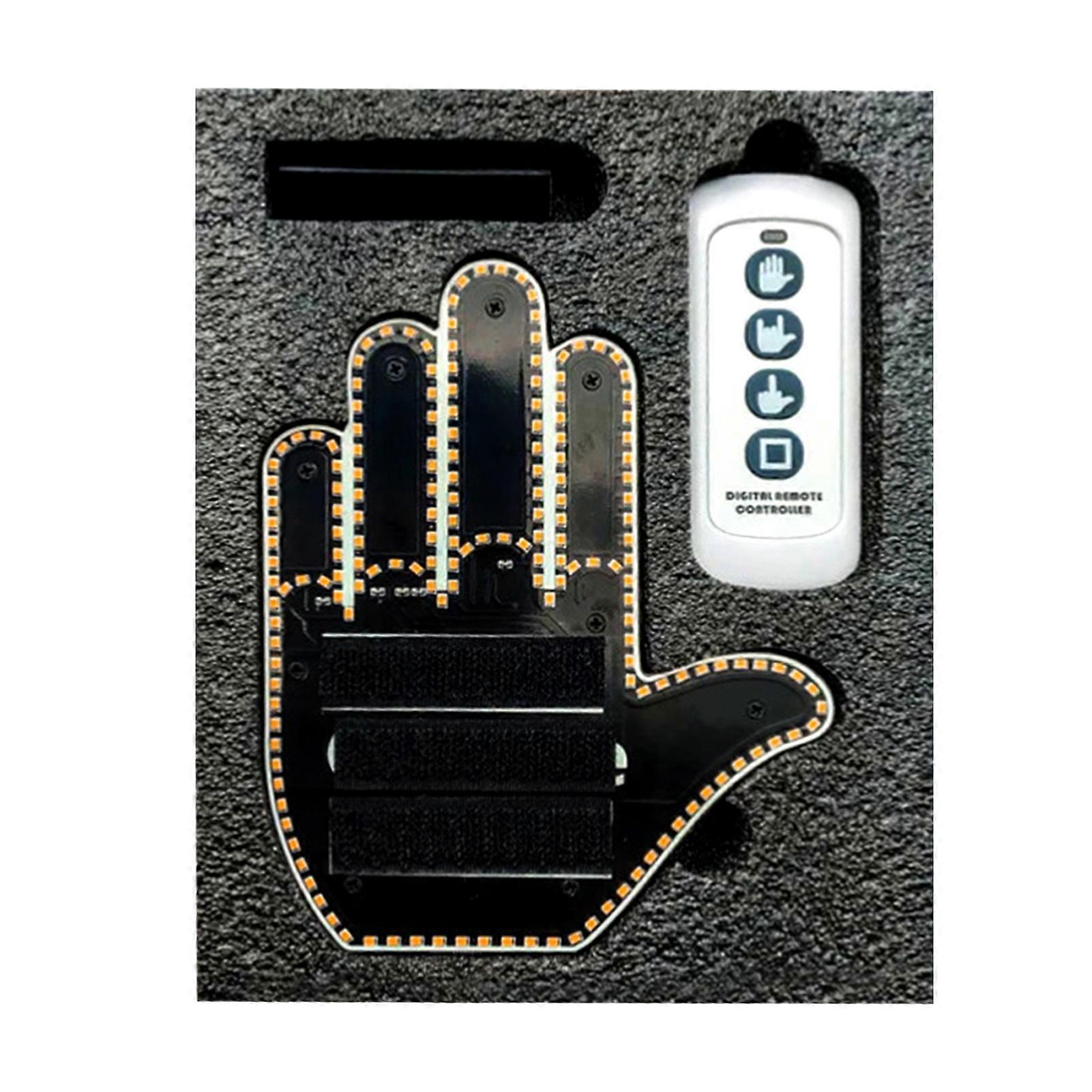 Funny Gestures Light with 3 Pattern Rear Windshield Indicator Light for Auto SUV Truck