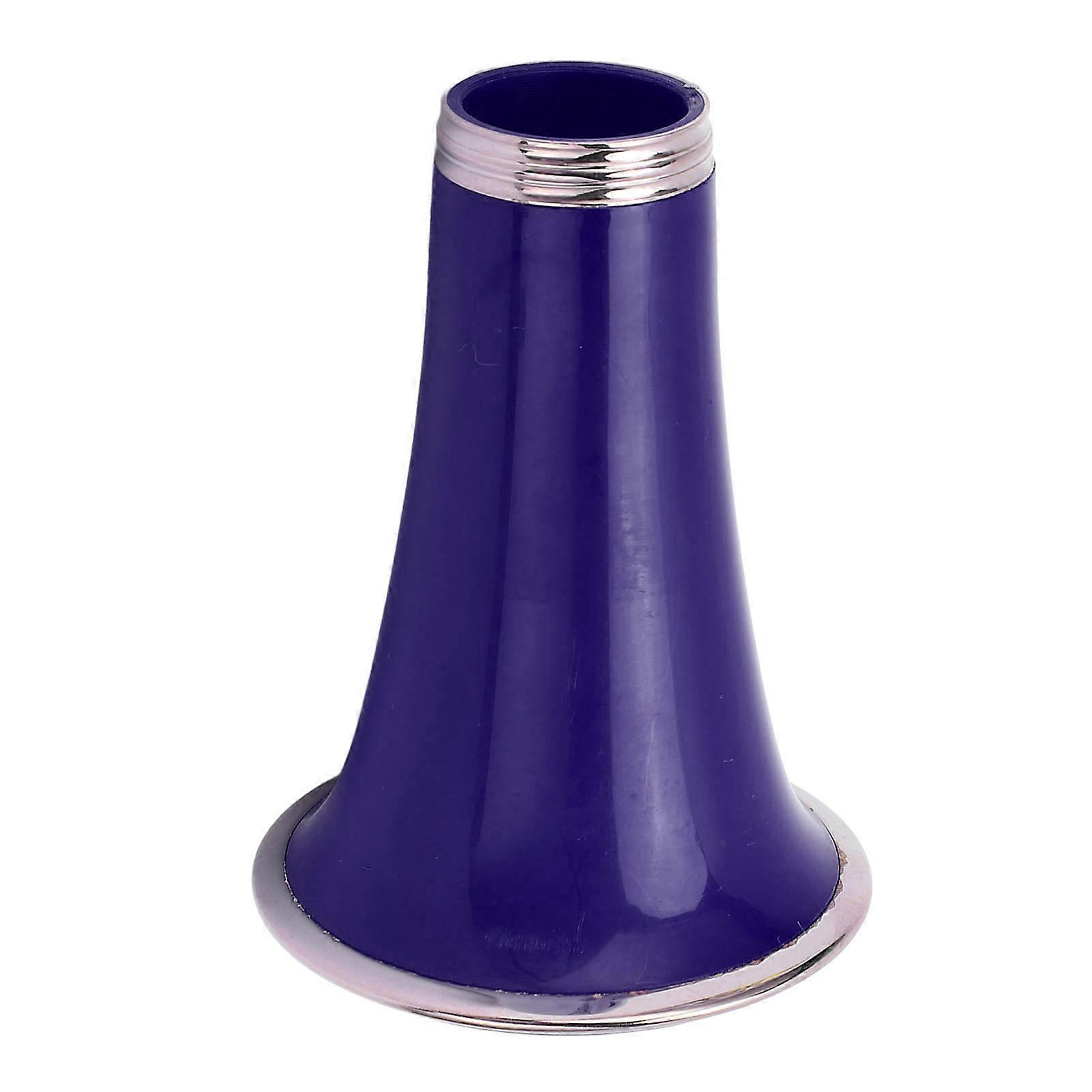 Clarinet Bell Replacement ABS Plastic Nickel Plated Metal Ring Clarinet Speaker Horn Tube Wind Instrument Accessory CC32 Purple