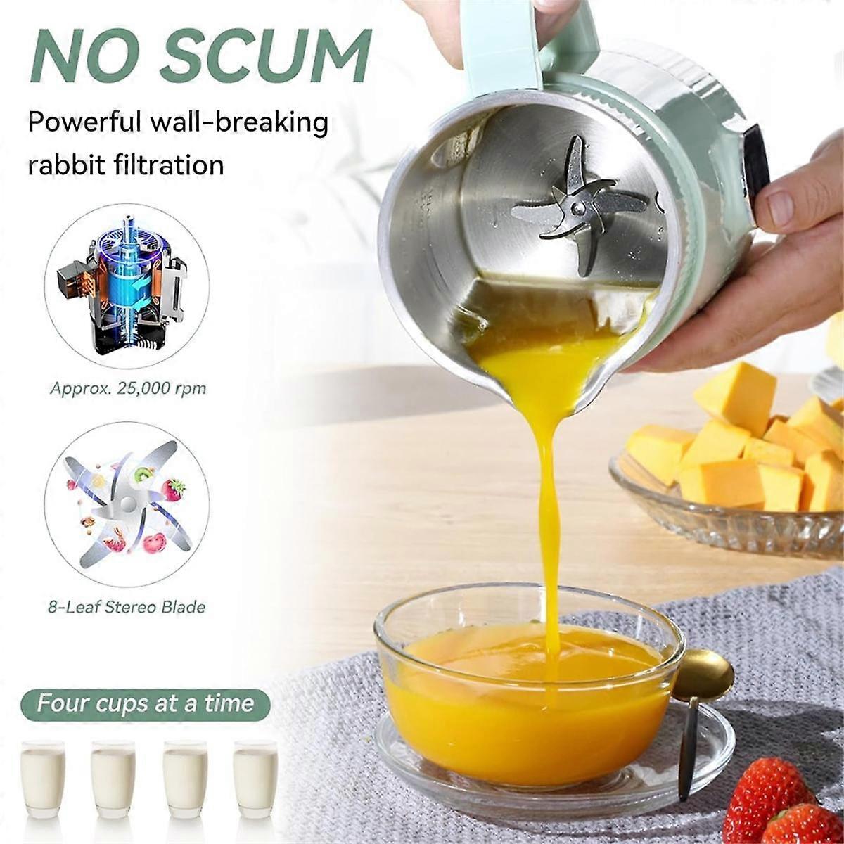 Electric Soy Milk Maker & Wall Breaker Machine – 10-Blade Blender With 1200ml Capacity, 800W, US Plug For Juices, Smoothies & Soups - View #9